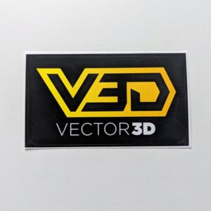 Vector 3D Logo Sticker